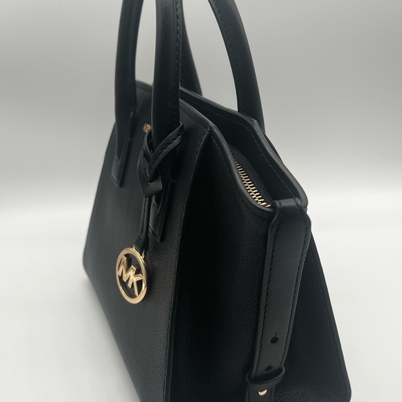 MICHAEL KORS Avril Small Leather Top-Zip Satchel, Style 35F1G4VM2L Pristine Bag - Picture 13 of 17